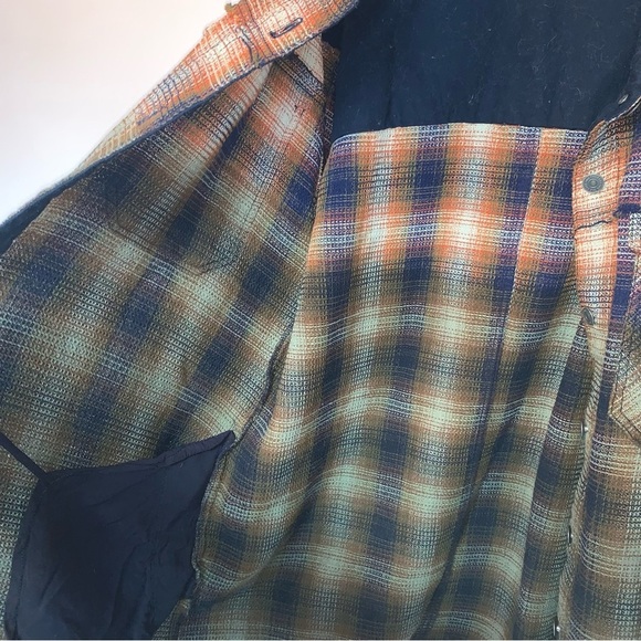 We The Free Anneli Plaid Shirt Jacket XL - Picture 9 of 11